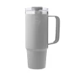 Stor termomugg med sugrr - 885 ml - Light Grey