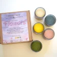 Ekologisk leklera set - Flowers - 5 x 120g