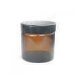 Krmkruka i brunt glas - 60 ml.