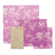 Bee's Wrap bivaxduk set - Mimi's Purple - 3 st