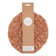 Bomullsverdrag - Terracotta Check - set med 3 st.