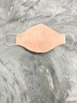 Tygansiktsmask - Peach - tervunnet textil - 1 st.