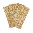 Textilservetter - Mustard Terrazzo - set om 4 st.