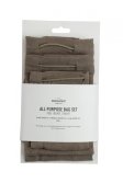 Set med 3 All Purpose Bags - S, M och L - Clay