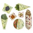 Bee's Wrap bivaxduk set - Garden & Meadow - 7 st - Vegansk