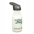 Vattenflaska med sugrr & sportlock - 355 ml - Dino Skate