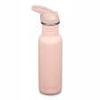 Vattenflaska med sugrr & sportlock - 532 ml - Peach Parfait