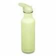 Vattenflaska med sugrr & sportlock - 800 ml - Shadow Lime