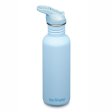 Vattenflaska med sugrr & sportlock - 800 ml - Sky