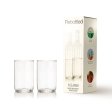 Upcyclade dricksglas - Klart glas - 2 st